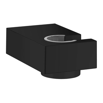 Держатель ручного душа Hansgrohe Shower holder Porter E (цвет - чёрный матовый) (28387670) фото 1 Aquada.com.ua