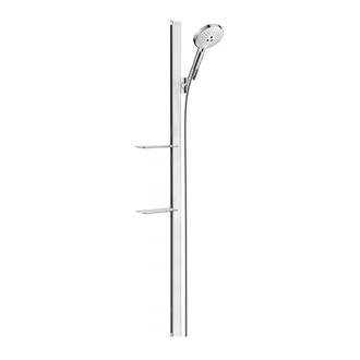 Душевой гарнитур Hansgrohe Raindance Select S (цвет - хром/белый) (27646400) фото 1 Aquada.com.ua