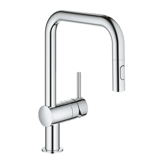 Змішувач для кухні з висувним виливом Grohe Minta (32322002)