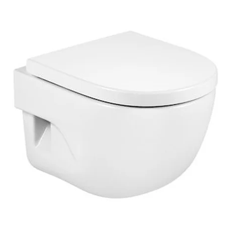Унітаз підвісний Roca Meridian-N Compacto з кришкою soft close 48х36 (A34H248000)