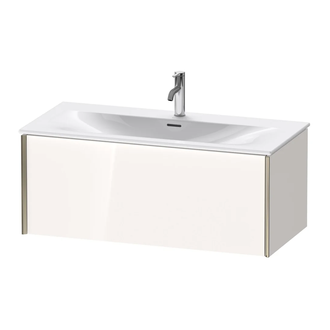 Тумба подвесная под раковину Duravit XViu 101 x 48 см, белый глянцевый (XV40350B122) фото 1 Aquada.com.ua
