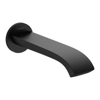 Излив для ванны 202 мм Hansgrohe Vivenis (цвет - чёрный матовый) (75410670) фото 1 Aquada.com.ua