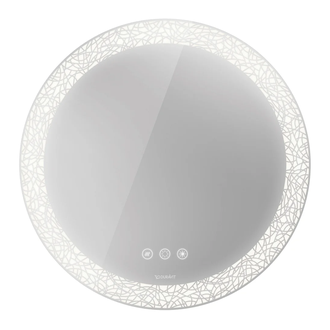 Зеркало с LED подсветкой версия «icon» Duravit Happy D.2 Plus Ø 90 см (HP7486G0000) фото 1 Aquada.com.ua