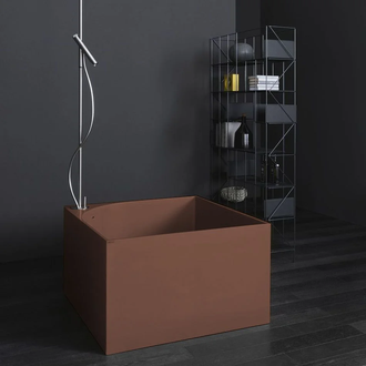 Nic-Design Ванна зі штучного каменю Nic Design Tub 100х100х60h см, Fard глянець (014234072)