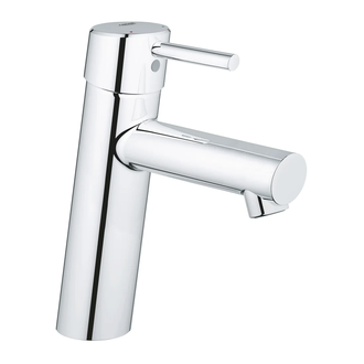 Смеситель для раковины Grohe Concetto (цвет - хром), без донного клапана (23451001) фото 1 Aquada.com.ua