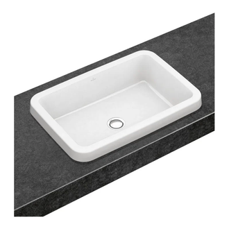 VILLEROY & BOCH Встраиваемая раковина Villeroy&Boch Architectura 615 х 415 мм (41676001) фото 1 Aquada.com.ua