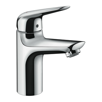Смеситель для раковины Hansgrohe Novus (цвет - хром), с донным клапаном (71030000) фото 1 Aquada.com.ua