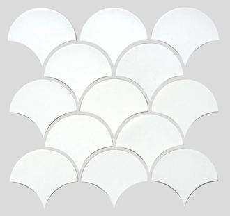 КОТТО КЕРАМІКА Мозаїка SCALES SC 6024 White 240x240x9 0,037 м2 Кераміка Лео