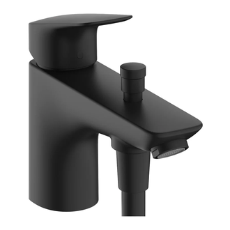 Смеситель на борт ванни Hansgrohe Logis Monotrou (цвет - чёрный матовый) 71315670