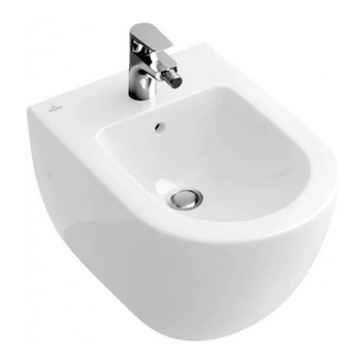 VILLEROY & BOCH VERITY DESIGN биде 37*56см подвесное, 1 отверстие для смесителя (54030001) фото 1 Aquada.com.ua