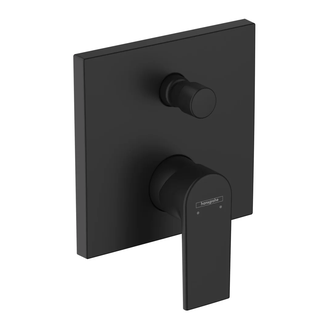 Смеситель для ванны/душа Hansgrohe Vernis Shape (цвет - чёрный матовый) (71468670) фото 1 Aquada.com.ua