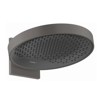 Верхний душ Ø 360 мм Hansgrohe Rainfinity, 1 тип струи (цвет - чёрный матовый хром) (26230340) фото 1 Aquada.com.ua