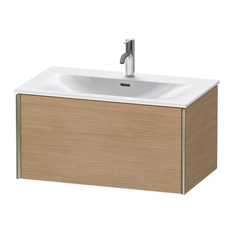 Тумба подвесная под раковину Duravit XViu 81 x 48 см, дуб европейский (XV40340B152) фото 1 Aquada.com.ua