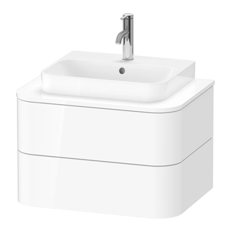 Тумбочка для подвесной консоли Duravit Happy D.2 Plus 65 х 48 см, белый глянец (HP496002222) фото 1 Aquada.com.ua