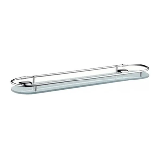 Полочка стеклянная HANSGROHE Axor 40352000 фото 1 Aquada.com.ua