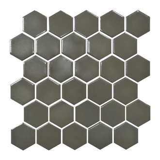 КОТТО КЕРАМІКА Мозаїка HEXAGON H 6020 Dark Grey 295х295х9  Кераміка Лео УКРАЇНА