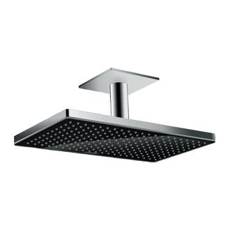 Верхний душ 466 х 270 мм Hansgrohe Raindance Select (цвет - хром/чёрный) (24002600) фото 1 Aquada.com.ua