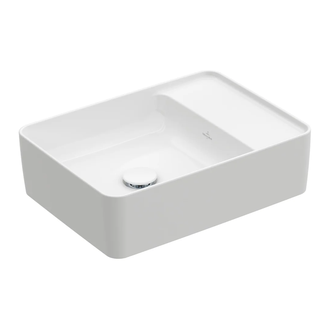 Раковина накладная на столешницу 51 х 38 см Villeroy & Boch Collaro (альпийский белый) (4A175301) фото 1 Aquada.com.ua