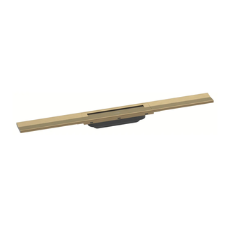 Трап для душа 70 см Hansgrohe RainDrain Flex, матовая бронза (56043140) фото 1 Aquada.com.ua