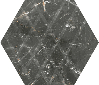 Плитка підлогова Marvelstone Grey Heksagon SZKL MAT 17,1x19,8 код 1533 Ceramika Paradyz (R---198X171-1-MARV.GR)