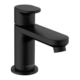 Кран для холодной воды Hansgrohe Vernis Blend (цвет - чёрный матовый), без донного клапана (71583670) фото 1 Aquada.com.ua