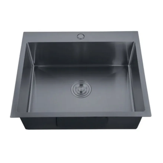 ZERIX ZH6050-215 Мийка кухонна, Nano-Black (MX1586)