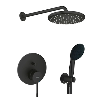 Grohe Eurosmart душевая система, чёрная (24167KF0)