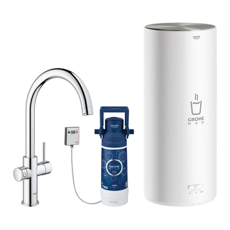 Кухонний змішувач з бойлером L-size GROHE Red Duo (30079001)