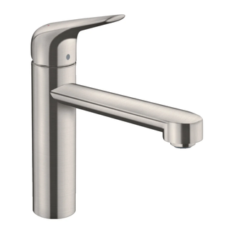 Кухонный смеситель 120, 1jet Hansgrohe Focus M42 (цвет - сталь) 71806800