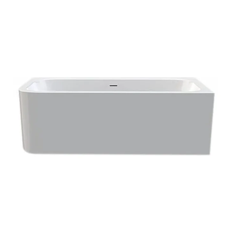 Ванна акрилова Knief Pure Left з щілинним переливом, 180x80 (0100247 / 010009106S) (0100247_010009106S)