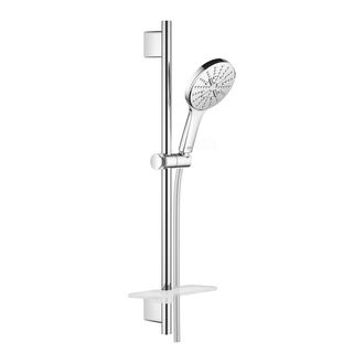Душевой гарнитур Grohe Grohe Rainshower Smartactive 130 (цвет - хром), 3 вида струи (26546000) фото 1 Aquada.com.ua