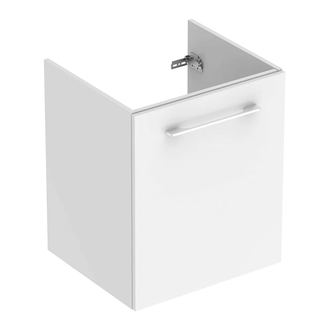 Тумба под раковину Geberit Selnova Square slim rim 53,8 см, белый глянцевый (501.216.00.1)