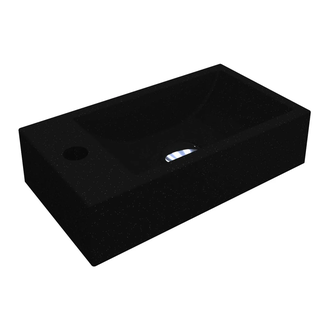 MIRAGGIO Умывальник FARO R BLACK MIRASTONE (0000399)
