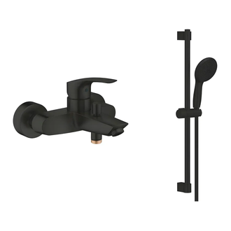 Grohe Eurosmart смеситель для ванны, чёрный (333002433) (333002433+261622433)