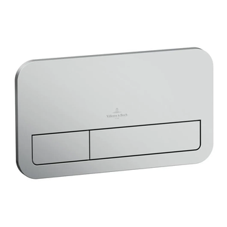 Клавиша смыва Villeroy & Boch ViConnect, хром матовый (92249069) фото 1 Aquada.com.ua