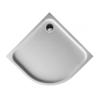 Душевой поддон Duravit D-code D-Code 1/4 круга 900х900 мм (720108000000000) фото 1 Aquada.com.ua