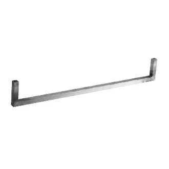 Nic-Design Тримач для рушників Nic Design Cool 120х12,5 см, хром (007297)