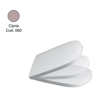 Кришка для унітазу Nic Design Ovvio, cipria (005437060)