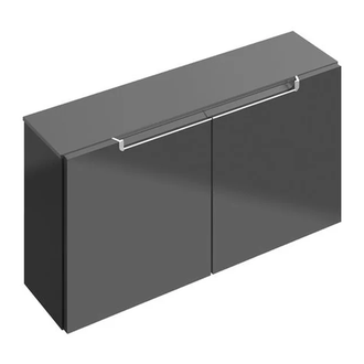 VILLEROY & BOCH SUBWAY 2.0 тумба 75,8*40*23,5см, подвесная, цвет Oak Graphite (A7040RFQ) фото 1 Aquada.com.ua