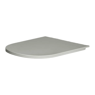 Кришка для унітазу Nic Design Pin Soft-Close, Sabbia mat (005712051)