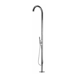 Вулична душова колона Bossini Pool Inox AISI 316 2287 мм, нержавіюча сталь (L00359000030008)