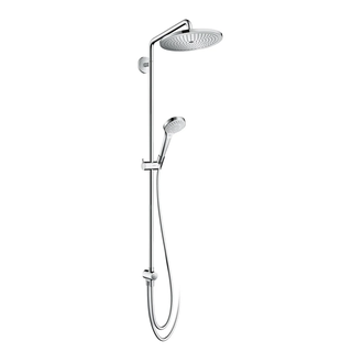 Душевая система Hansgrohe Croma S Showerpipe 280 1jet Reno (цвет - хром) (26793000) фото 1 Aquada.com.ua