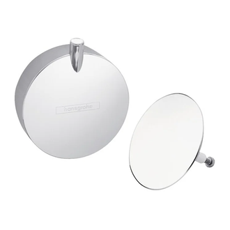 Накладная панель слива-перелива Hansgrohe Flexaplus S (цвет - хром) (58186000) фото 1 Aquada.com.ua