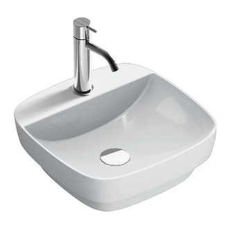 Раковина накладная на столешницу Catalano Green Lux 42 х 42 см (142GRLXN00) фото 1 Aquada.com.ua