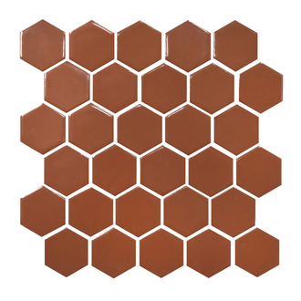 КОТТО КЕРАМІКА Мозаїка HEXAGON H 6009 Brown 295х295х9 Кераміка Лео УКРАЇНА