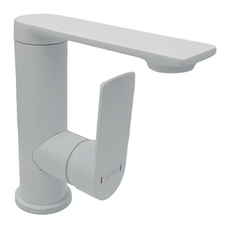 AIM Змішувач для раковини, білий (DG01114) (DG01114 frosted white)