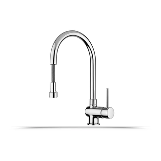 Кухонный смеситель Paffoni Stick, хром (SK185CR) фото 1 Aquada.com.ua