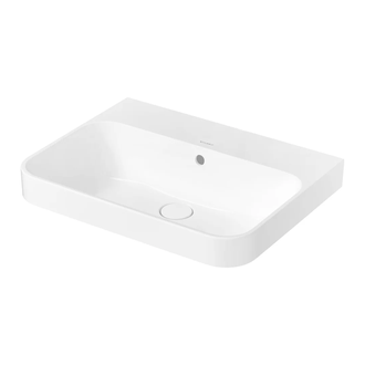 Раковина накладная на столешницу Duravit Happy D.2 Plus 60 х 46 см, белый глянцевый (2360600060) фото 1 Aquada.com.ua