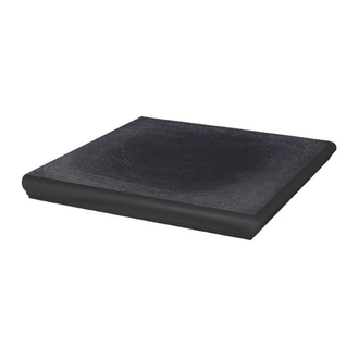 Сходинка з капіносом кутова Bazalto Grafit 33x33 код 7143 Ceramika Paradyz (Z---330X330-1-BAZA.GTKN)