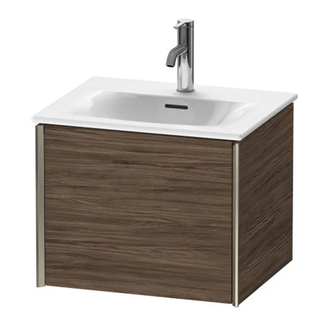Тумба подвесная под раковину Duravit XViu 51 x 42 см, орех тёмный (XV40310B121) фото 1 Aquada.com.ua